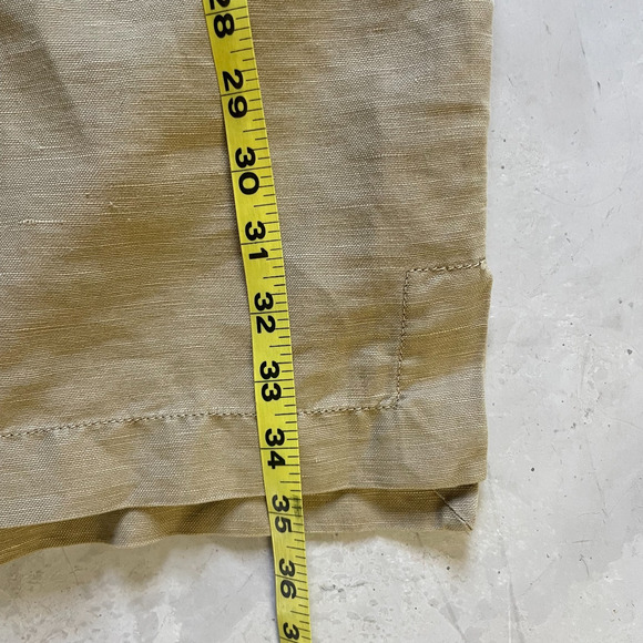 J Crew Lace-Up Coastal Minimalist Preppy Resort Safari Shirt Dress Size 00 - Picture 9 of 11